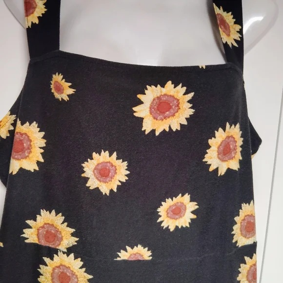 SO Sunflower Print Dress SZ-XL - Picture 2 of 3